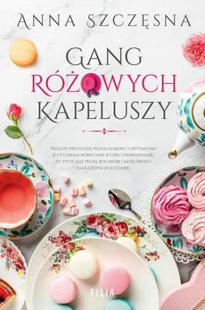 Обложка книги под заглавием:Gang różowych kapeluszy