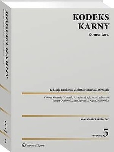 Okładka książki o tytule: Kodeks karny. Komentarz