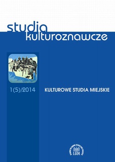 The cover of the book titled: Studia kulturoznawcze 1(5)/2014. Kulturowe studia miejskie