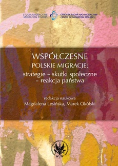 Обложка книги под заглавием:Współczesne polskie migracje