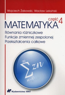 The cover of the book titled: Matematyka Część 4