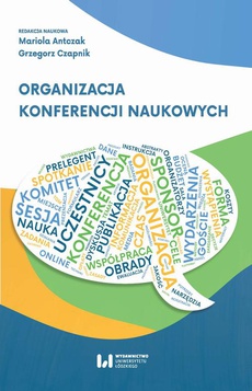 The cover of the book titled: Organizacja konferencji naukowych