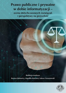Okładka książki o tytule: Prawo publiczne i prywatne w dobie informatyzacji – ocena dotychczasowych rozwiązań i perspektywy na przyszłość
