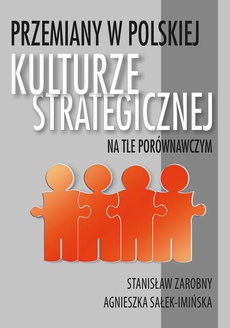 Обложка книги под заглавием:Przemiany w polskiej kulturze strategicznej na tle porównawczym