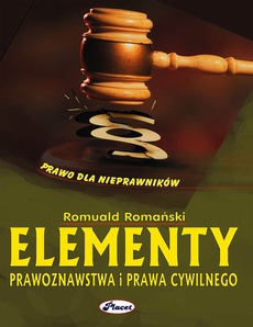 Обложка книги под заглавием:Elementy prawoznastwa i prawa cywilnego