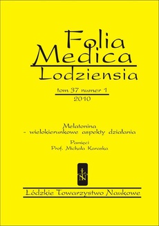 Обкладинка книги з назвою:Folia Medica Lodziensia t. 37 z. 1/2010