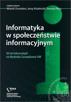 Okładka książki o tytule: Informatyka w społeczeństwie informacyjnym
