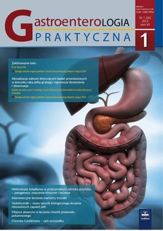 Okładka książki o tytule: Gastroenterologia Praktyczna 1/2015