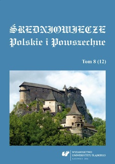 Okładka książki o tytule: Średniowiecze Polskie i Powszechne. T. 8 (12)