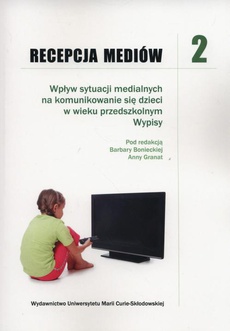 Обложка книги под заглавием:Recepcja mediów Tom 2