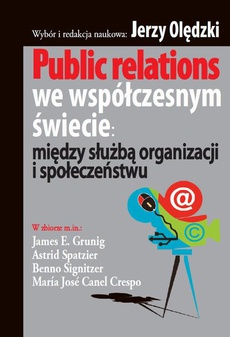 The cover of the book titled: Public relations we współczesnym świecie: