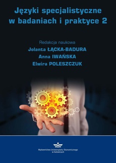The cover of the book titled: Języki specjalistyczne w badaniach i praktyce 2