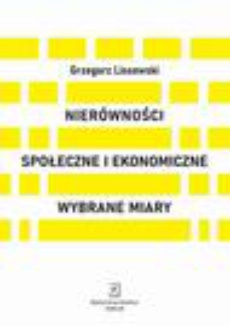 The cover of the book titled: Nierówności społeczne i ekonomiczne