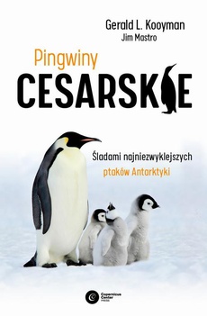 Обложка книги под заглавием:Pingwiny cesarskie