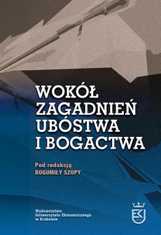 Обложка книги под заглавием:Wokół zagadnień ubóstwa i bogactwa