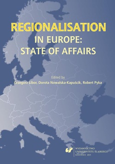 Okładka książki o tytule: Regionalisation in Europe: The State of Affairs