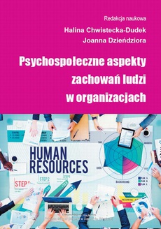 Okładka książki o tytule: Psychospołeczne aspekty zachowań ludzi w organizacjach