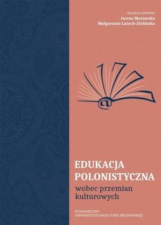 Обложка книги под заглавием:Edukacja polonistyczna wobec przemian kulturowych
