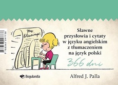 The cover of the book titled: Sławne przysłowia i cytaty w języku angielskim z tłumaczeniem na język polski
