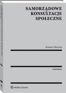 Обложка книги под заглавием:Samorządowe konsultacje społeczne