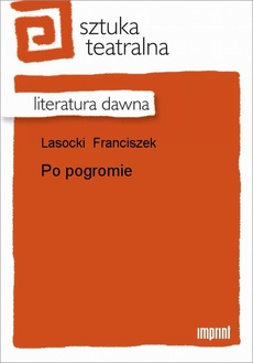 The cover of the book titled: Po pogromie