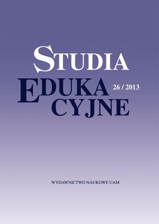 The cover of the book titled: Studia Edukacyjne 26/2013