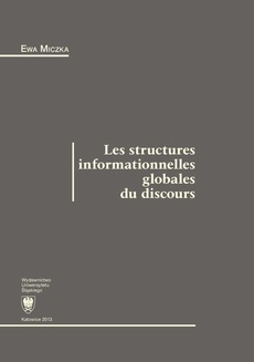 Okładka książki o tytule: Les structures informationnelles globales du discours
