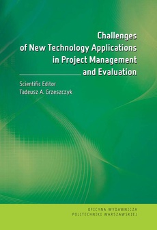 The cover of the book titled: Challenges of New Technology Applications in Project Management and Evaluation