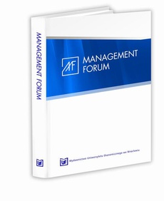 The cover of the book titled: Management Forum, nr 5