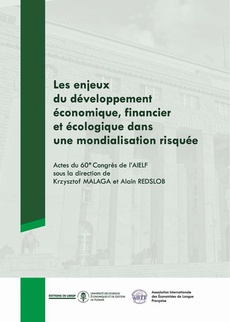 Okładka książki o tytule: Les enjeux du développment économique, financier et écologique dans une mondialisation risquée