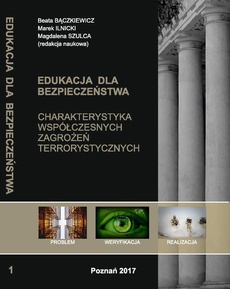 The cover of the book titled: CHARAKTERYSTYKA WSPÓŁCZESNYCH ZAGROŻEŃ TERRORYSTYCZNYCH t.1.