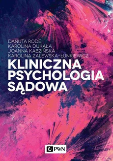 Обложка книги под заглавием:Kliniczna psychologia sądowa