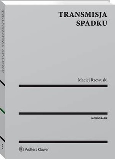 Обкладинка книги з назвою:Transmisja spadku