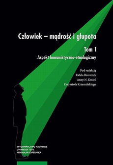Обложка книги под заглавием:Człowiek – mądrość i głupota
