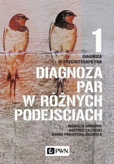 The cover of the book titled: Diagnoza w psychoterapii par. Tom 1. Diagnoza par w różnych podejściach