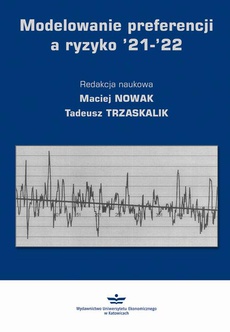 Okładka książki o tytule: Modelowanie preferencji a ryzyko ’21-’22