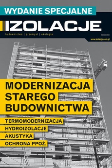 The cover of the book titled: Izolacje - Modernizacja starego budownictwa - wydanie specjalne 2021
