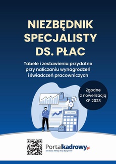 The cover of the book titled: Niezbędnik specjalisty ds. płac