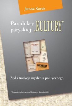 Обложка книги под заглавием:Paradoksy paryskiej „Kultury”. Wyd. 3. zm. i uzup.