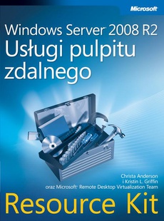 Обложка книги под заглавием:Windows Server 2008 R2 Usługi pulpitu zdalnego Resource Kit