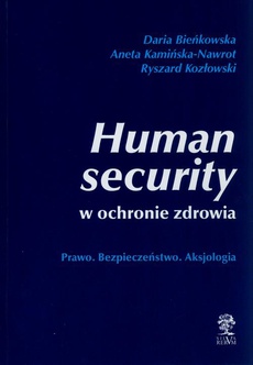 The cover of the book titled: Human security w ochronie zdrowia