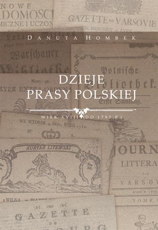 Okładka książki o tytule: Dzieje prasy polskiej wiek XVIII (do 1795 r.)