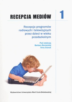 The cover of the book titled: Recepcja mediów Tom 1