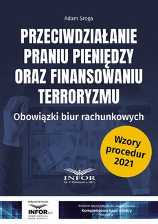 The cover of the book titled: Przeciwdziałanie praniu pieniędzy oraz finansowaniu terroryzmu