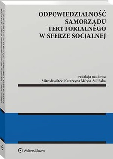The cover of the book titled: Postawy i reguły odpowiedzialności samorządu terytorialnego w sferze socjalnej