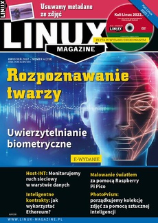 The cover of the book titled: Linux Magazine (kwiecień 2022)
