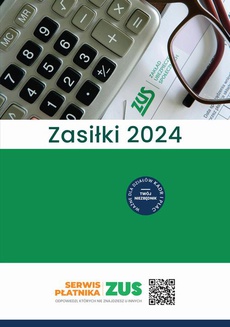 The cover of the book titled: Zasiłki 2024