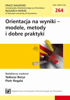Okładka książki o tytule: Orientacja na wyniki - modele, metody i dobre praktyki