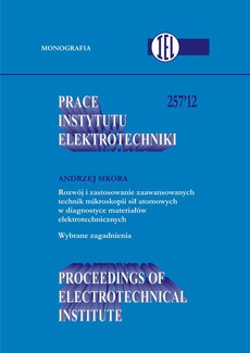 Okładka książki o tytule: Prace Instytutu Elektrotechniki, zeszyt 257