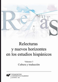 The cover of the book titled: Relecturas y nuevos horizontes en los estudios hispánicos. Vol. 3: Cultura y traducción